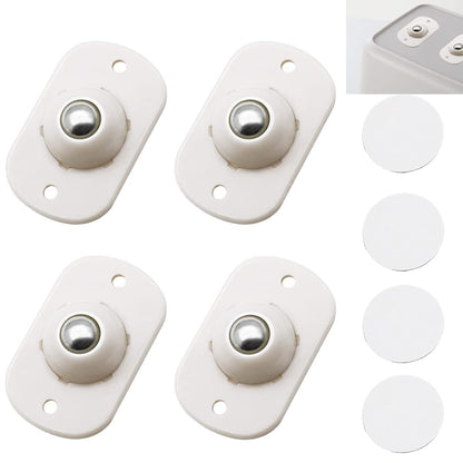 8pcs Self Adhesive Mini Swivel Casters Wheels