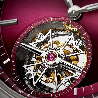 Vacheron Overseas Tourbillon Burgundy Watch