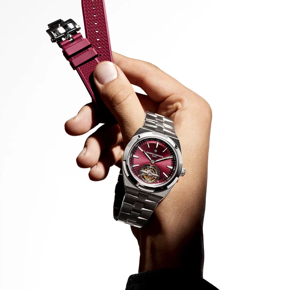 Vacheron Overseas Tourbillon Burgundy Watch