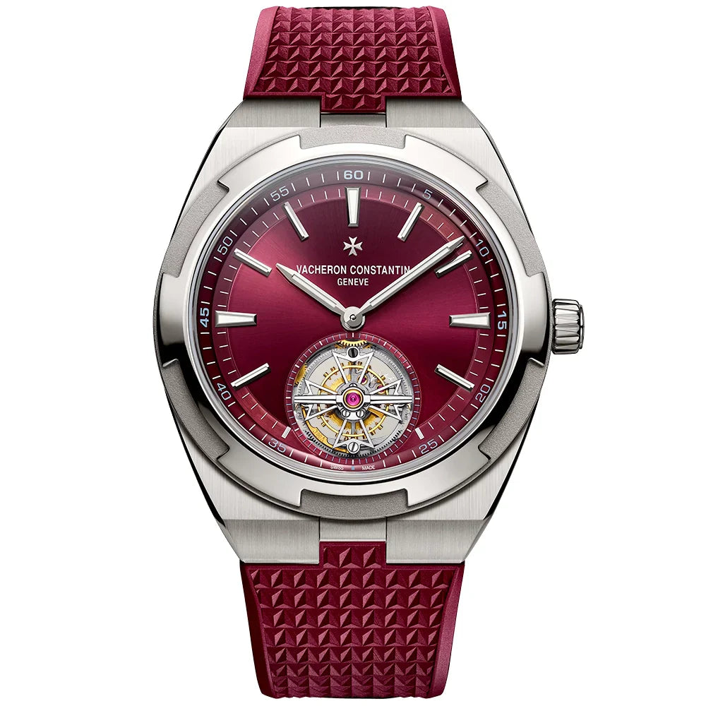 Vacheron Overseas Tourbillon Burgundy Watch