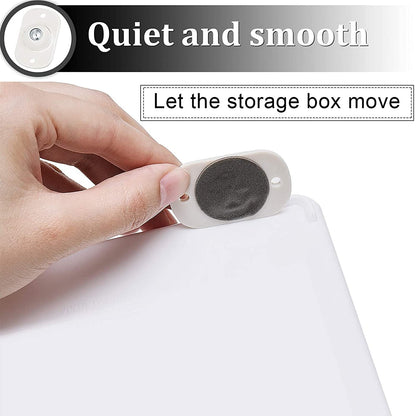 8pcs Self Adhesive Mini Swivel Casters Wheels