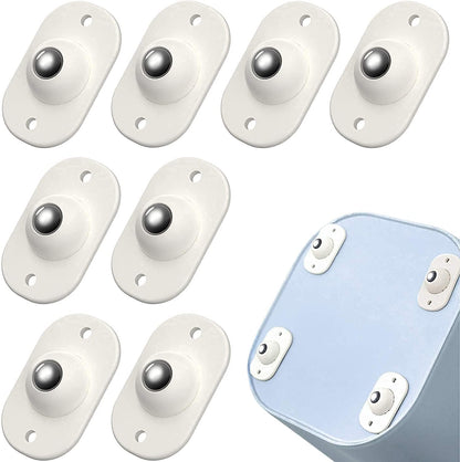 8pcs Self Adhesive Mini Swivel Casters Wheels