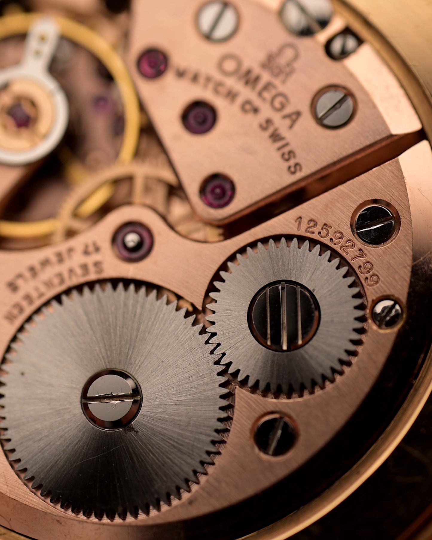 Omega 2486 Cosmic Moonphase Rose 1950