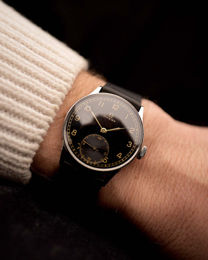Omega Gilt Sub Second Syringe 1937