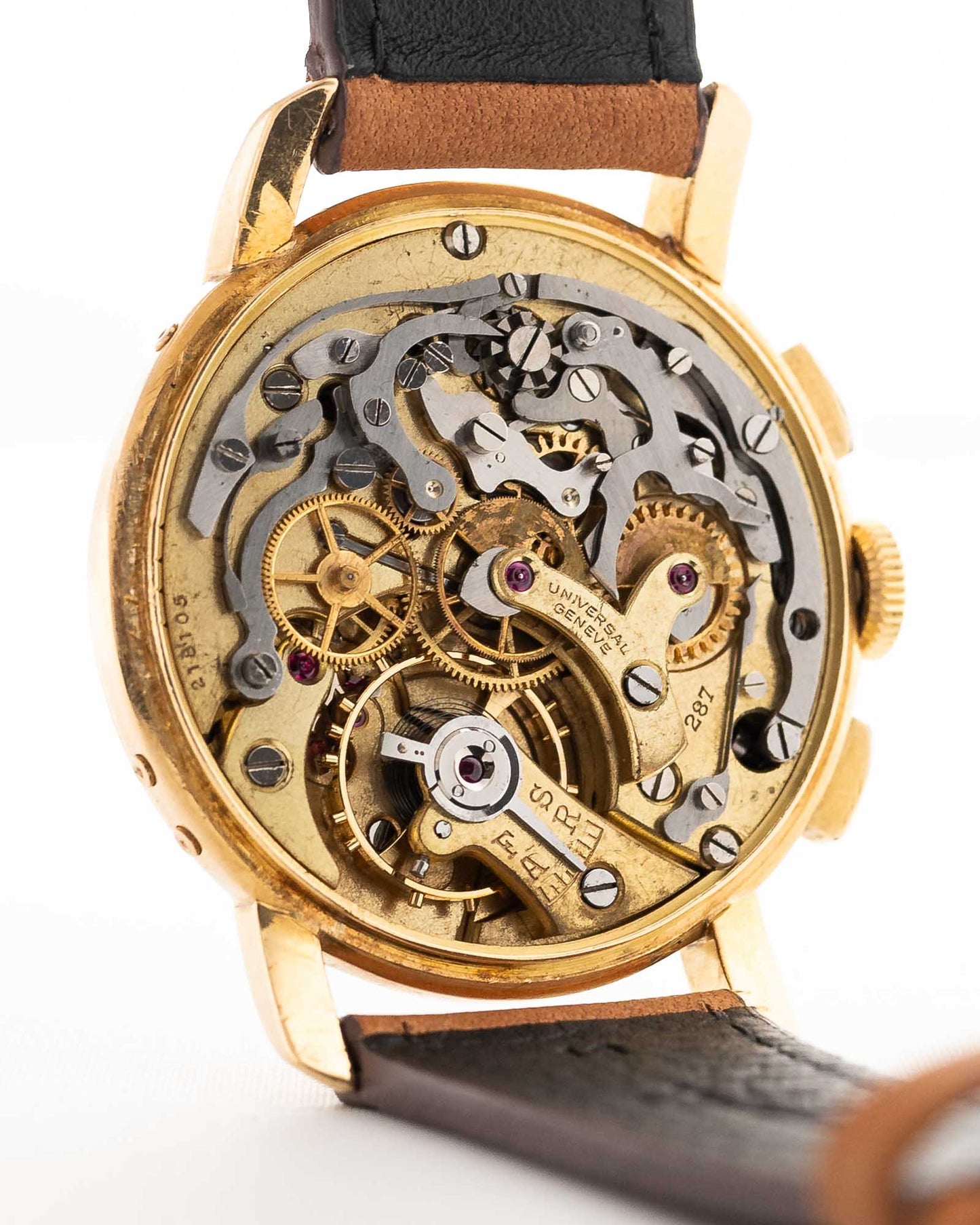 Universal Geneve 12554 Tri Compax 18k 1940s