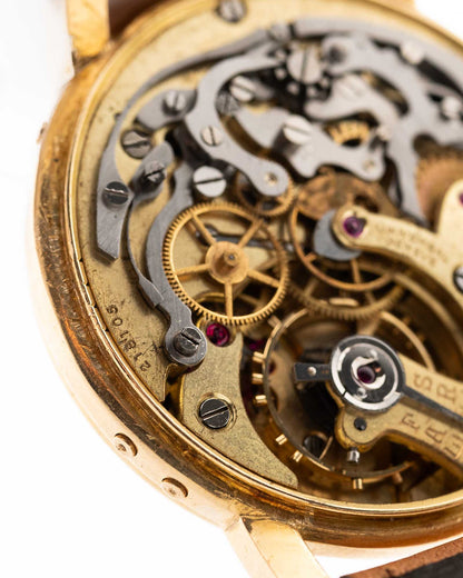 Universal Geneve 12554 Tri Compax 18k 1940s