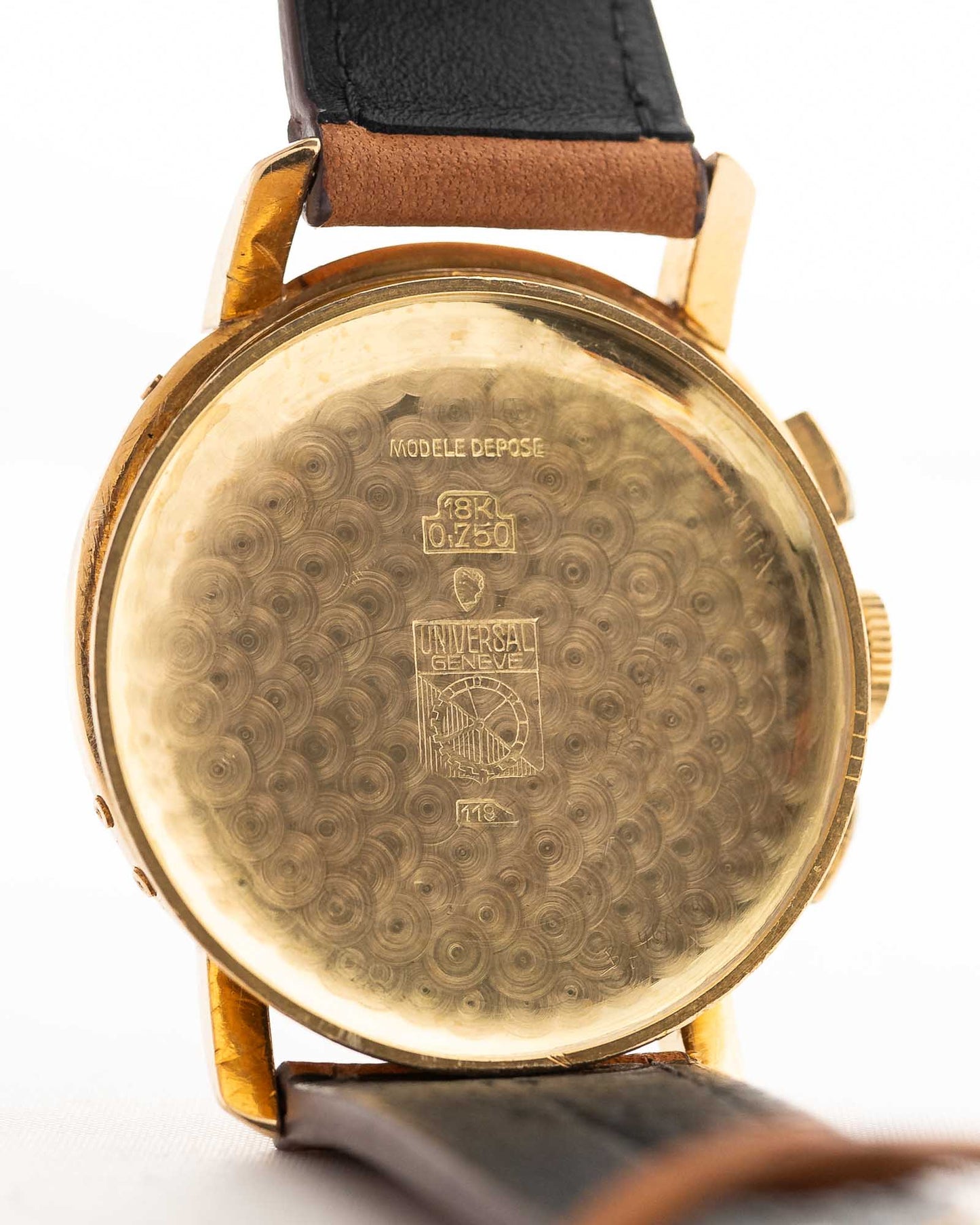 Universal Geneve 12554 Tri Compax 18k 1940s