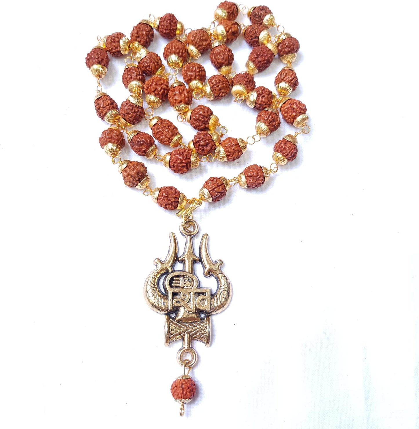 Rudraksha Gold Plated Chain