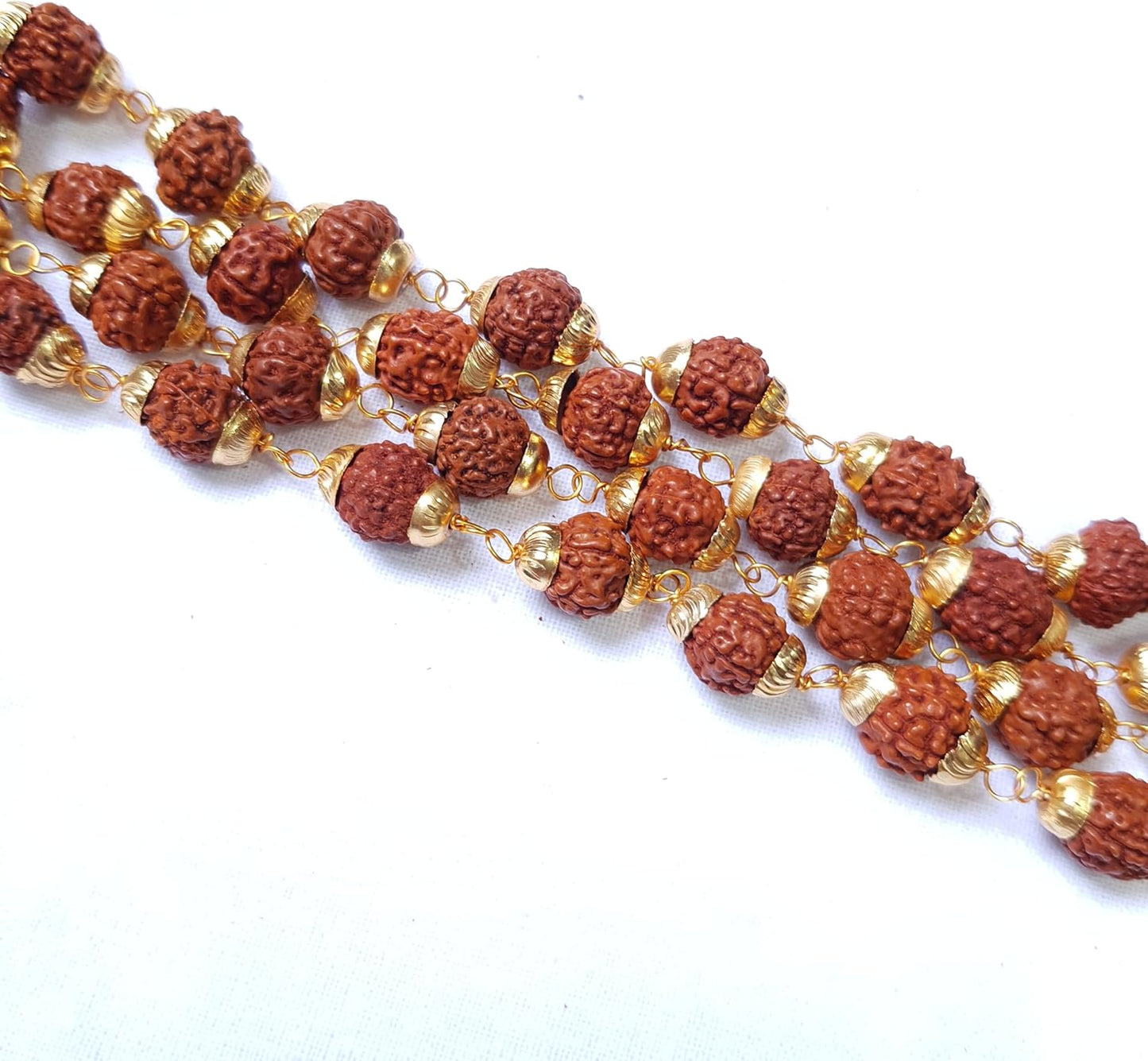 Rudraksha Gold Plated Chain