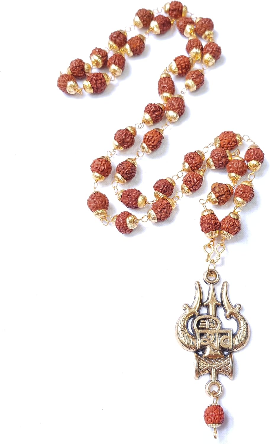 Rudraksha Gold Plated Chain