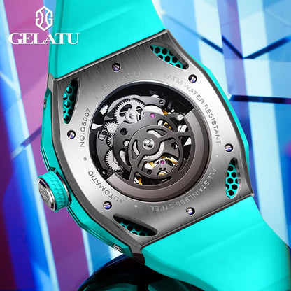 GELATU Watch 6007 Luxury Sports Waterproof Mechanical