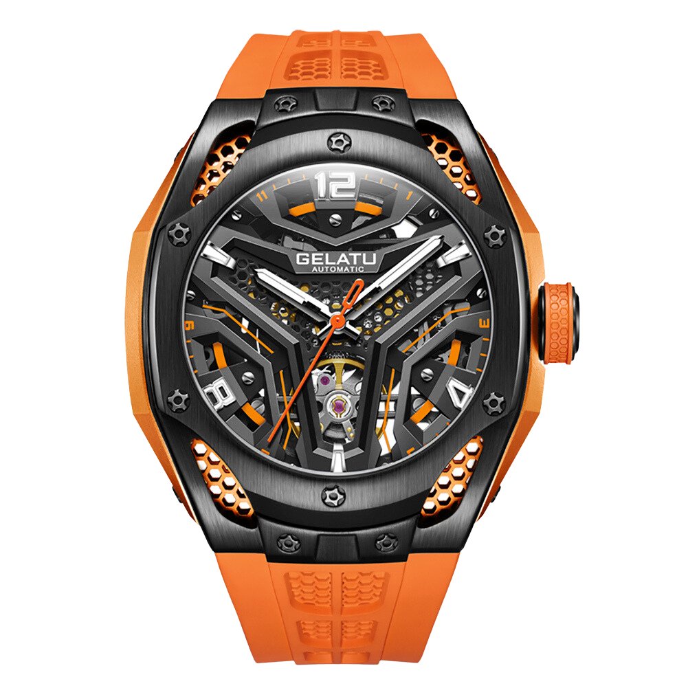 GELATU Watch 6007 Luxury Sports Waterproof Mechanical