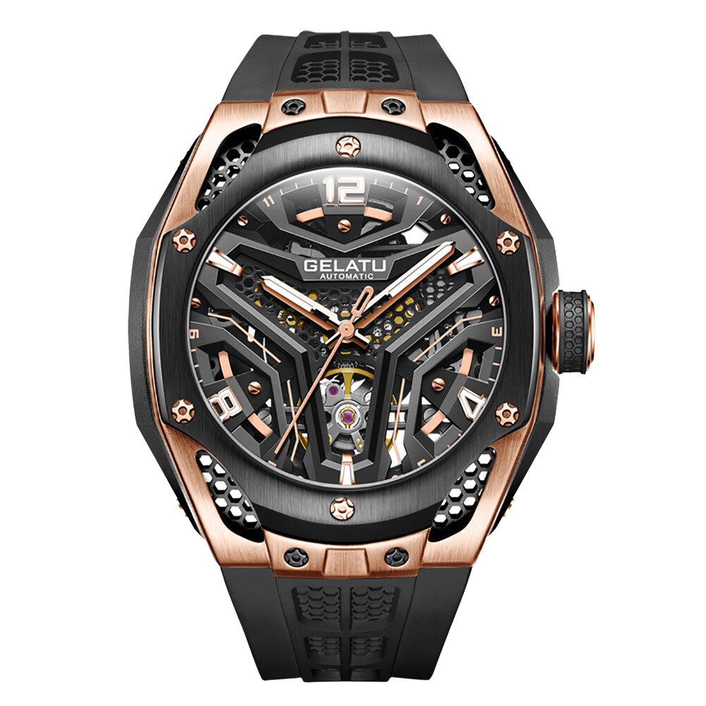GELATU Watch 6007 Luxury Sports Waterproof Mechanical