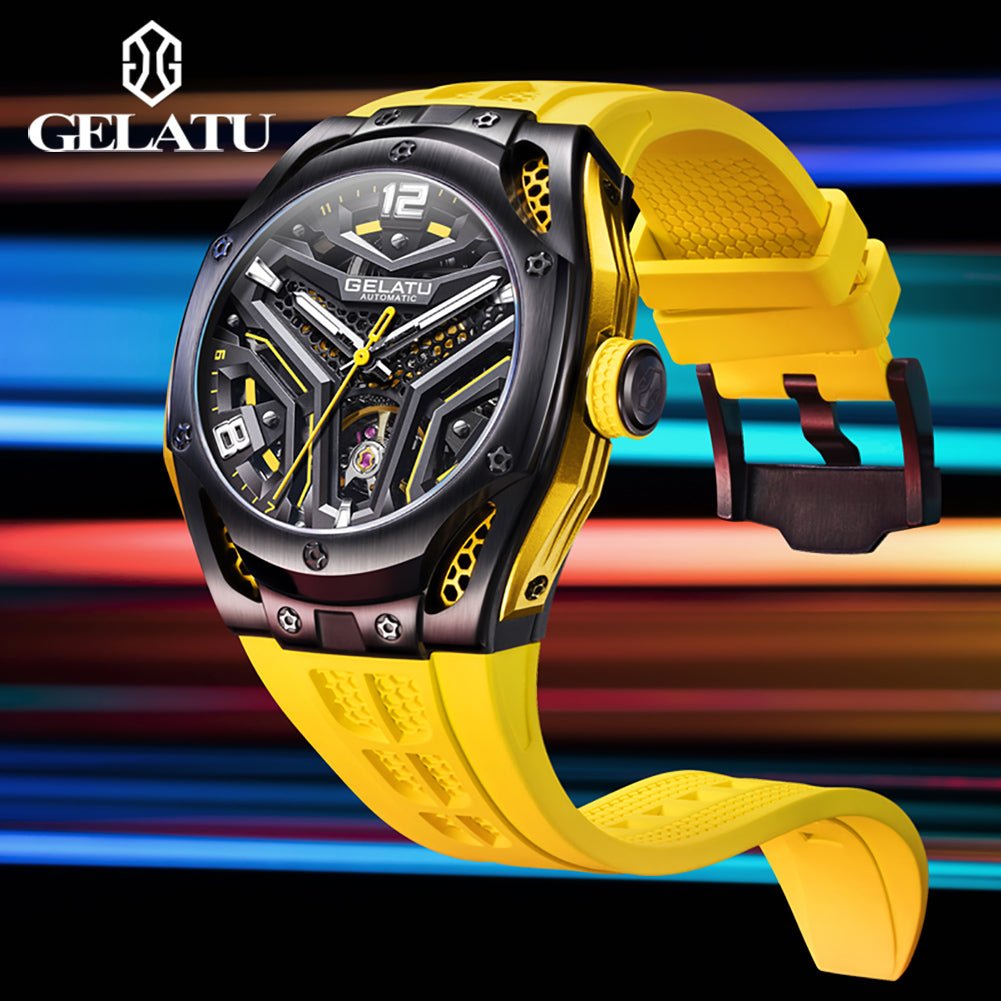 GELATU Watch 6007 Luxury Sports Waterproof Mechanical