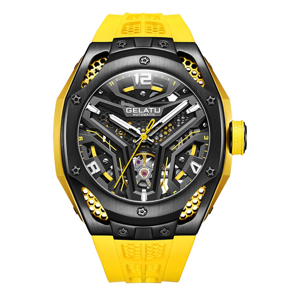 GELATU Watch 6007 Luxury Sports Waterproof Mechanical
