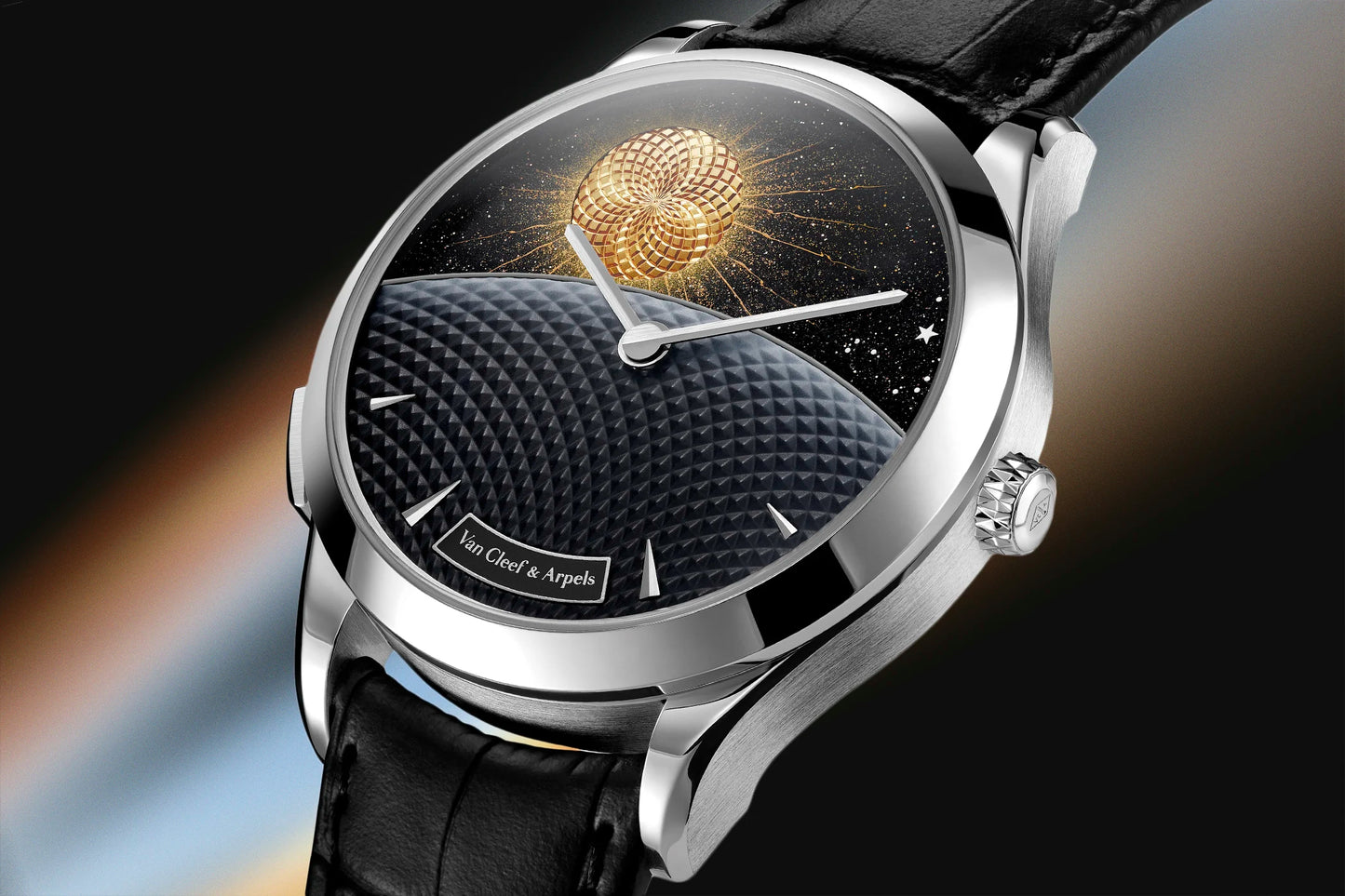 Midnight Jour Nuit Phase De Lune watch